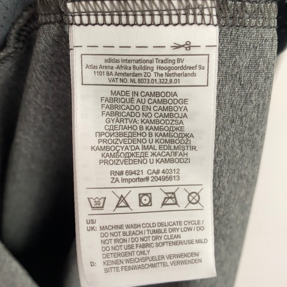 REEBOK 1/4 ZIP PULLOVER Long Sleeve Black Shirt, M - Picture 4 of 6